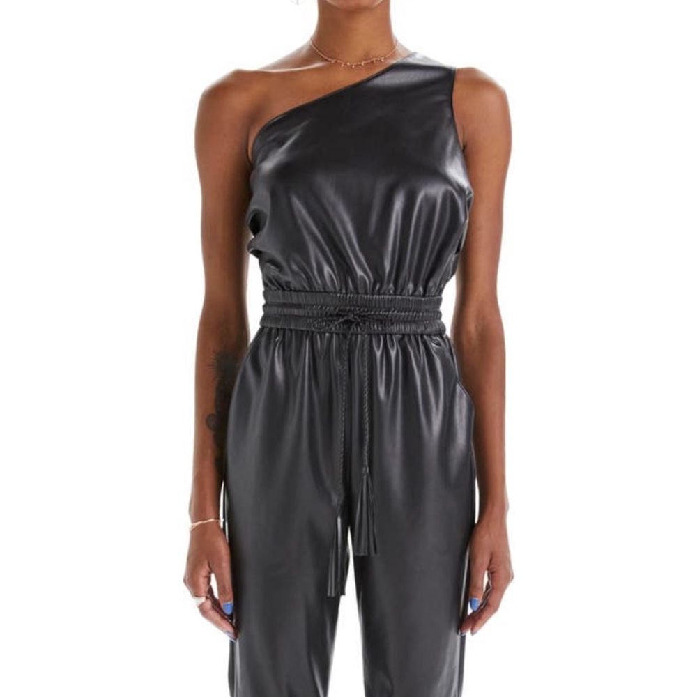 Black Mother Jumpsuit. Size Medium.